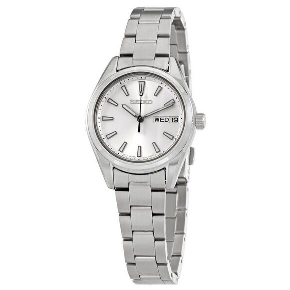 NWT Authentic Seiko Fashion Ladies Quartz Steel Authentic Watch - Picture 1 of 3